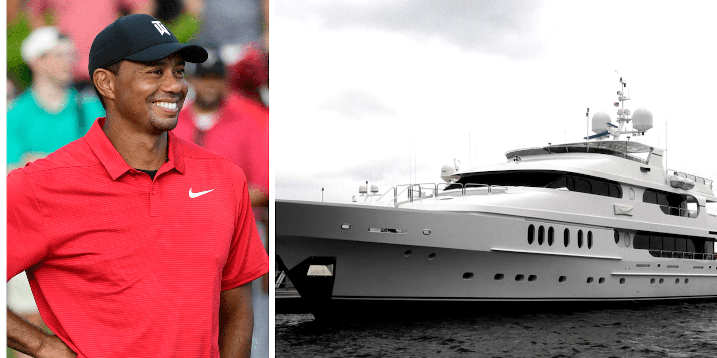 Tiger Woods' 20 million yacht is in New York for PGA Championship